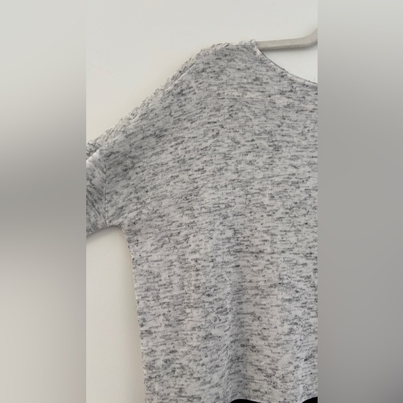 Express‎ Woman's Size XS Top Color Block Sheer Trim Long Sleeve Y2K - Picture 6 of 11